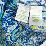 Lilly Pulitzer  Cordelia Tank Fish Koi Pattern 100% Cotton XS Beach Summer Photo 3