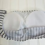 NWOT White Black Stripe Bikini Sleeves Sz Small Photo 4