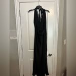 Petal and Pup  Kalina Lace Trim Halter Satin Maxi Dress Photo 2