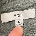 Fate Mock Neck Sweater Womens Small Ash Green Fall Comfy Casual Green Photo 1