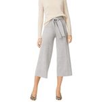 Club Monaco Light Gray Orsalla Cropped Culotte Pants L Photo 3