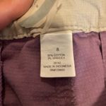 Athleta 8 Pocket Purple Adjustable Waist Cargo Capri size 8 Photo 8
