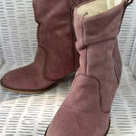 Sundance  Suede Pink Purple Ankle Boots Women’s Size 39 NWOT‎ Photo 0