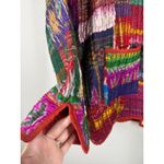 Unbranded Reversible Quilted Button Up Coat Sz L/XL Patchwork Artsy Boho Hippie Orange Size L Photo 1