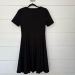 Simply Vera Wang Women’s Small Black Ruffle Vneck Short Sleeve Dress New Photo 4