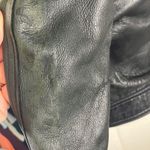 Annelies Gouraud for Brezin France Vintage Studded Black Leather Jacket Women XS Photo 9