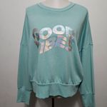 Old Navy Oyster Bay Loose Crewneck Cropped Sweatshirt Size XL Photo 0