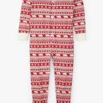 Little Blue House by Hatley Fair Isle Bear Adult Union Suit Photo 1