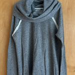 Adora Terry Cotton Cowl Neck Gray Pullover Long Sleeve Sweater Womens XL Photo 0