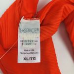 l*space L* Cabana Bitsy Bikini Bottom in Poppy Orange Ribbed Size XL NWT Photo 5