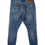 Levi's 501S Skinny Jeans in Old Hangouts Button Fly Denim Size 30 Distressed Mom Photo 7