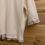 Vintage Lacey Coquette Petal Pink Sz Medium Button Front Lightweight Bed Jacket Photo 6