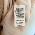 Free People  Tan Camel Wool Blend Pockets Mid Length Warm Lined Jacket Top Coat Photo 3