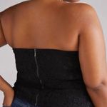 Anthropologie NWT $120 x Mare Mare Black Corseted Lace Adjustable Hem Tube Top M Photo 1