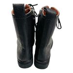 Reformation Katya Combat Boots black leather size 5 Photo 3