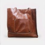 Patricia Nash  Toscano Tooled Brown Leather Tote Shoulder Bag Purse Photo 3