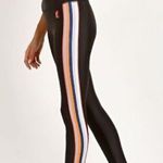 P.E Nation Crossbar Black Leggings Black Side Stripe Green XSmall Activewear Size XS Photo 14