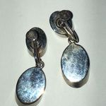 Sperry Brand Vintage Silver Tone Retro Boho Drop Earrings Photo 4