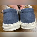 Hey Dude  Size 8 Wendy Sox Light Pink (Grey) Slip On Shoes Photo 3