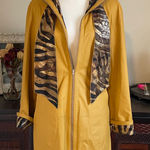 Alice Arthur Leather Reversible Jacket size 14/16 Yellow Photo 0