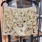 Amazon Y2K Sequined mini skirt bodycon gold costume low rise halloween discs Sabrina Photo 3