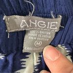 Angie  women's size medium maxi skirt, blue and white design Photo 4