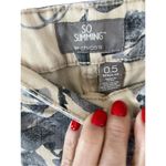 Chico's  Women Size 1.5 So Slimming Floral Print Straight Leg Mid Rise Denim Jeans Photo 2