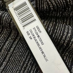 Catherine Malandrino  Metallic Long Sleeve Turtleneck Shirt Small Petite NWT Photo 3