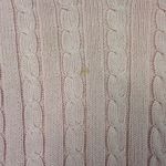 Ralph Lauren Lauren‎  Women's Pink Cable Knit Crew Neck Long Sleeve Sweater XL Photo 3