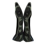 Rothy's The Point Olive Green Camo Print Knit Flats Shoes Size 7.5 Photo 2