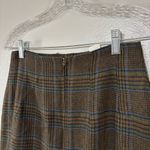 Tracy Evans  Blue/Green Wool Blend Plaid Midi Length Pencil Skirt Size 7 Photo 4