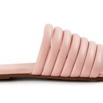 Time & Tru  Sandals Size 11 Multi Band Slides Blush Color New Photo 1