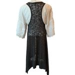 PPLA  Open Front Long Boho Knit Sleeveless Duster Cardigan, Sz S Photo 1