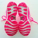 ASICS Gel Nimbus 22 Hot Neon Pink Size 9 Knit Run Gym Walk Comfort Worn 1X RARE Photo 4