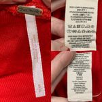 Free People  Uptown Turtle Choker-Neck Tunic Top Red Long Sleeve Asymmetrical S Photo 13