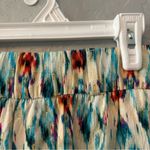 ZARA  metallic gold colorful abstract ikat print lightweight pants size small Photo 10