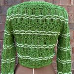 ZARA  Green Lace Knit Women's Sweater Photo 1