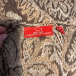 Oscar de la Renta Vintage  Brown Floral Blouse . Size 12 Photo 5