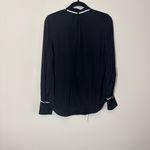 AG Adriano Goldschmied Adriano Goldschmied Winslet blouse button down size M in true black Photo 11