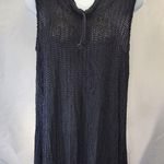 Rendezvous Black Knit Swim Coverup size small Photo 0