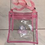 PINK - Victoria's Secret  Breast Cancer Awareness Clear Pink Crossbody Bag Photo 1