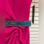 Lulus NWT  Chiffon Hot Pink Dress High low‎ Ruffle Maxi Size XS Lined Photo 8
