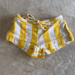 Free People  Pull On Beach Shorts Drawstring Side Buttons Women’s Sz XS EUC Photo 1