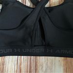 Under Armour Black Crossback Mid Impact Sports Bra Photo 5