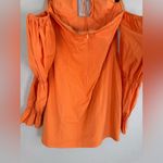 Revolve More To Come Maxine Off The Shoulder Ruffle L/S Orange Mini Dress Large Photo 8
