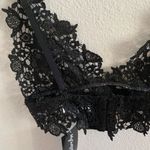 Tic Toc NWT Lace Black Bralette Crop Festival Small Photo 4