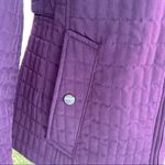 Portrait Quilted Purple Jacket Photo 8