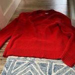 J.Crew Heavy and thick red  sweater (medium) Photo 0
