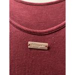 YoungLA Lover Girl Dress Womens Small Burgundy Ribbed Maxi Bodycon Red Photo 3