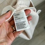 H&M Warm Beige White Sleeveless Shirt Jacket Long / Size Small Photo 8